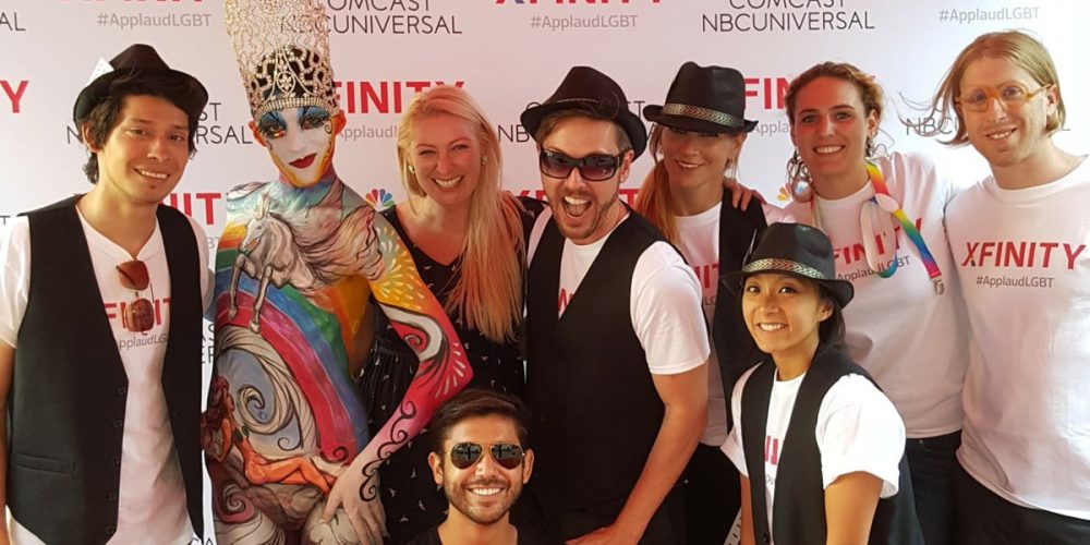 Xfinity LGBT Pride Experiential Activation Marketing Mobile Tour