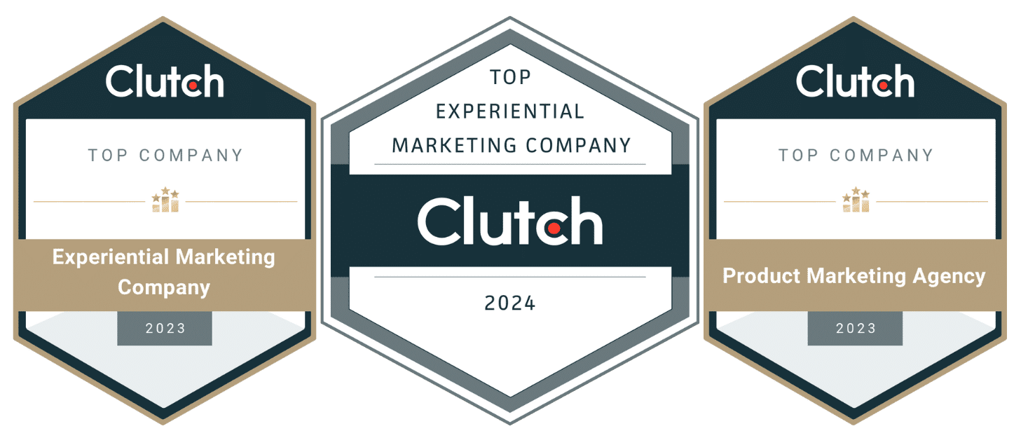 Top Experiential Marketing Company & Top Product Marketing Agency Awards