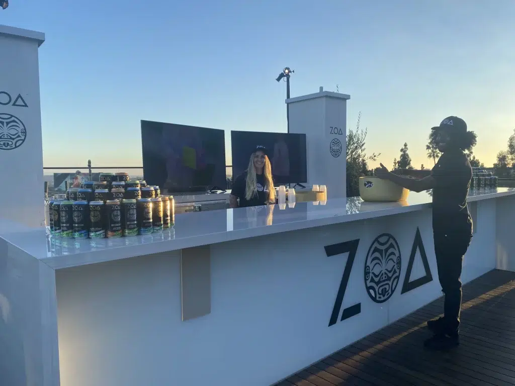 Key to Experiential Marketing ZOA Energy Drink Party