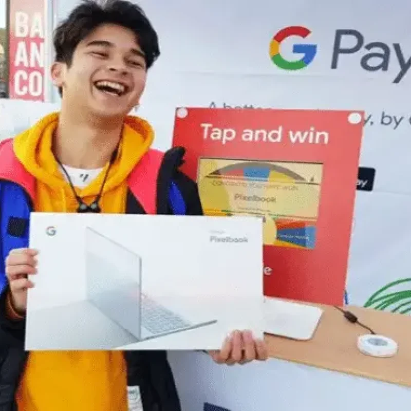 Googlepay Guerilla Marketing Activation on College Campuses, Example of Experiential Marketing