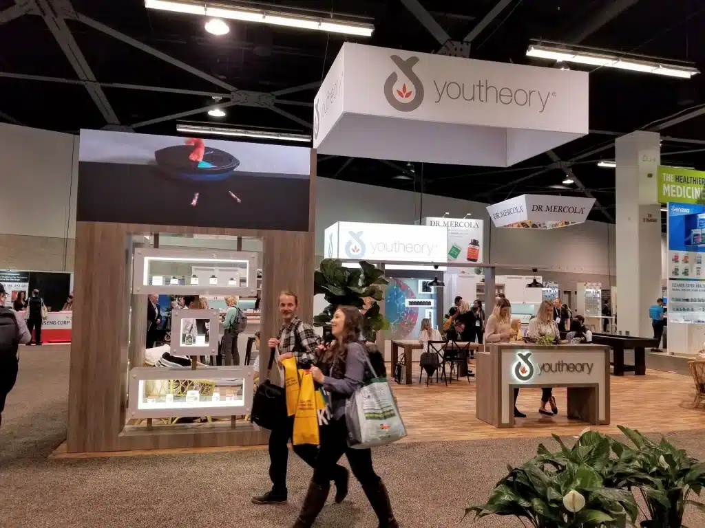 youtheory-booth-space | Evolve Activation Expo West, Experiential Event for Natural and Organic Products, Brand Booth Space